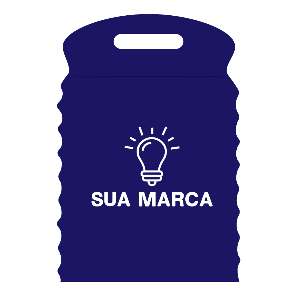 Ilustração de lixocar personalizado com espaço para logo da marca